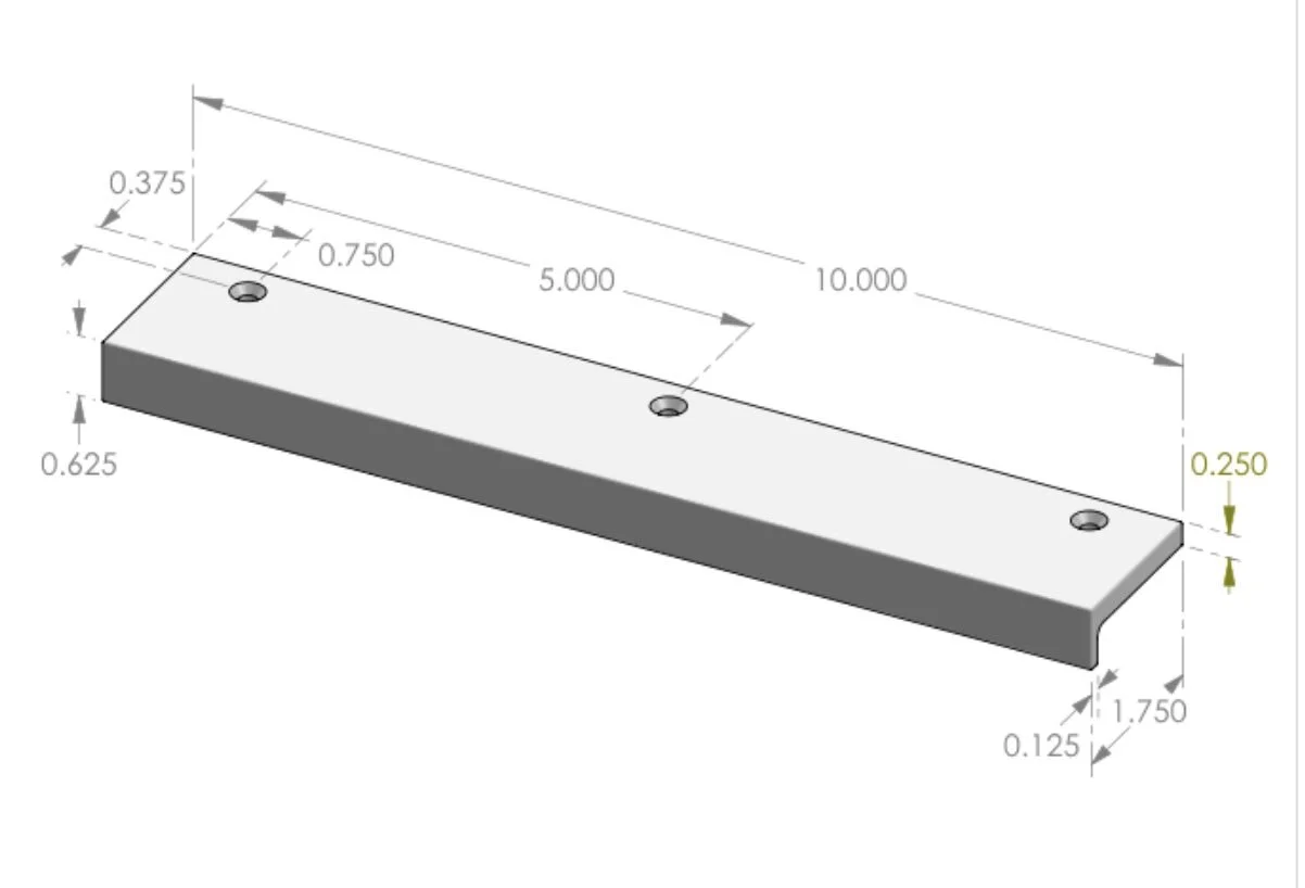 CK-497-10 Edge Mount Pull Specifications