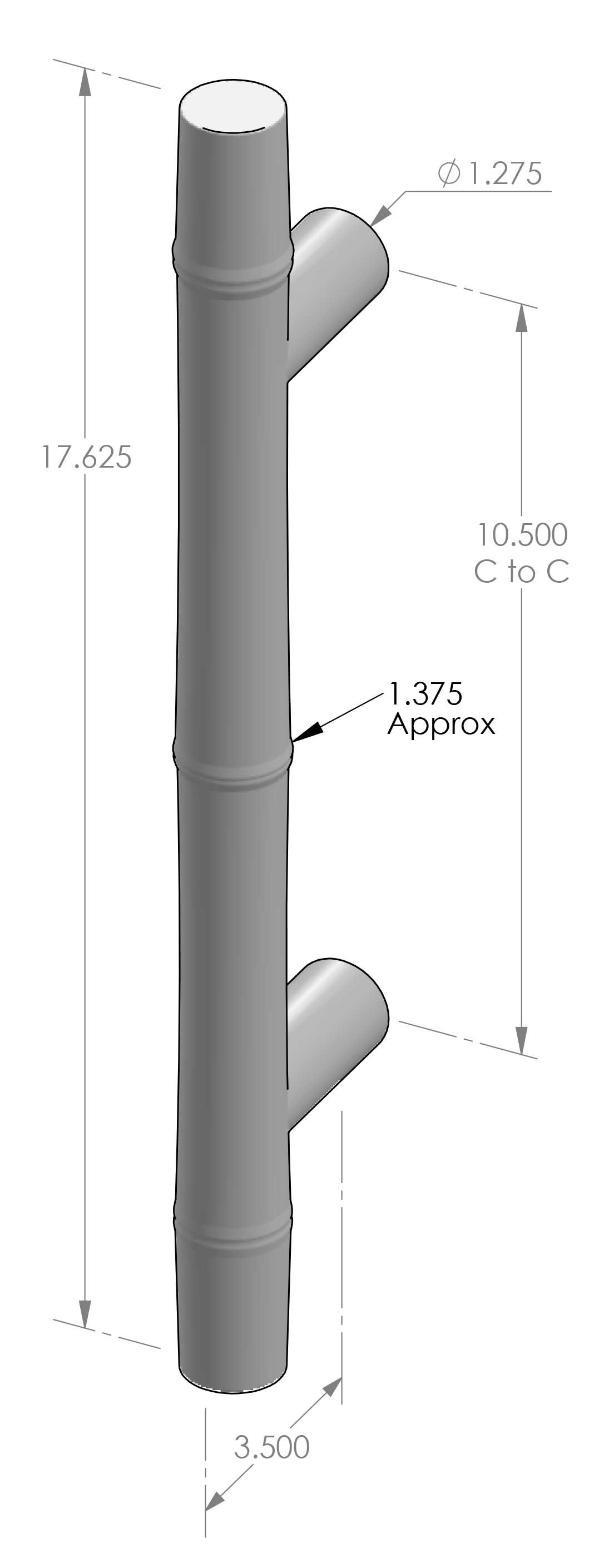 GH-1317 Bamboo Grip Handle Specifications