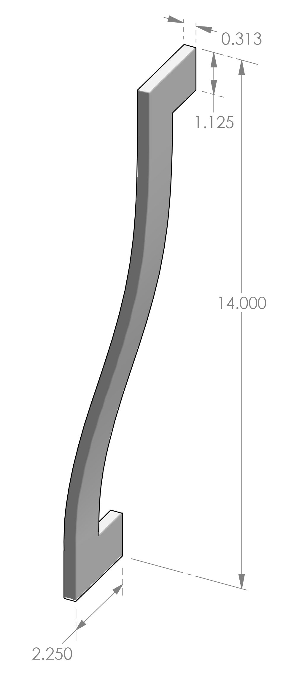 GH-L14-LH The Lift Grip Handle - Left Hand Specifications