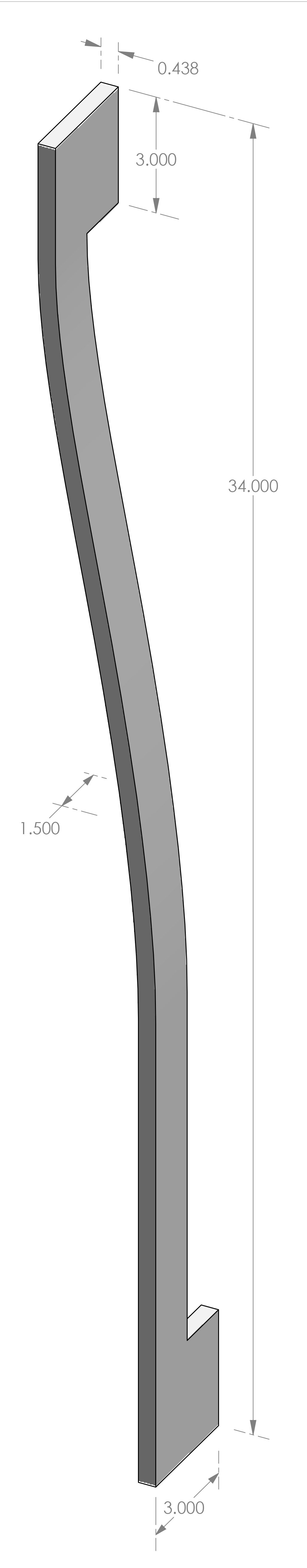 GH-L34 The Lift Grip Handle - Right Hand Specifications