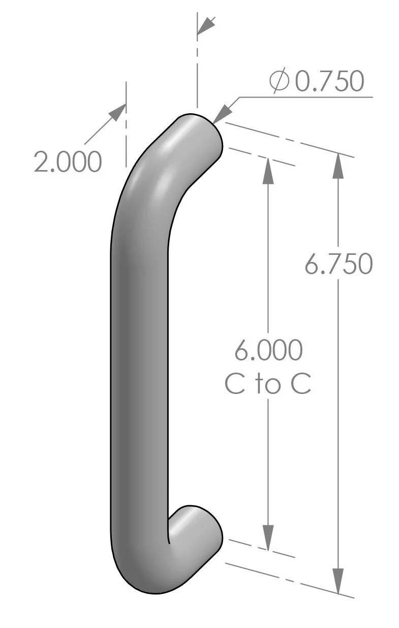 DH-6 D Grip Handle Specifications