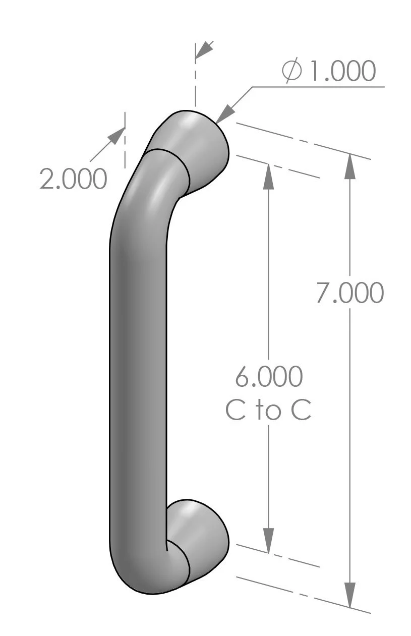 DH-9-6 D Grip Handle Specifications