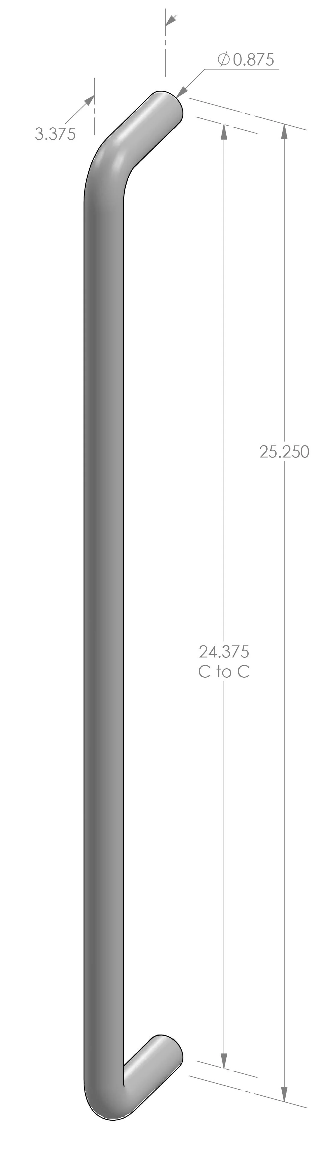 DH-24 D Grip Handle Specifications