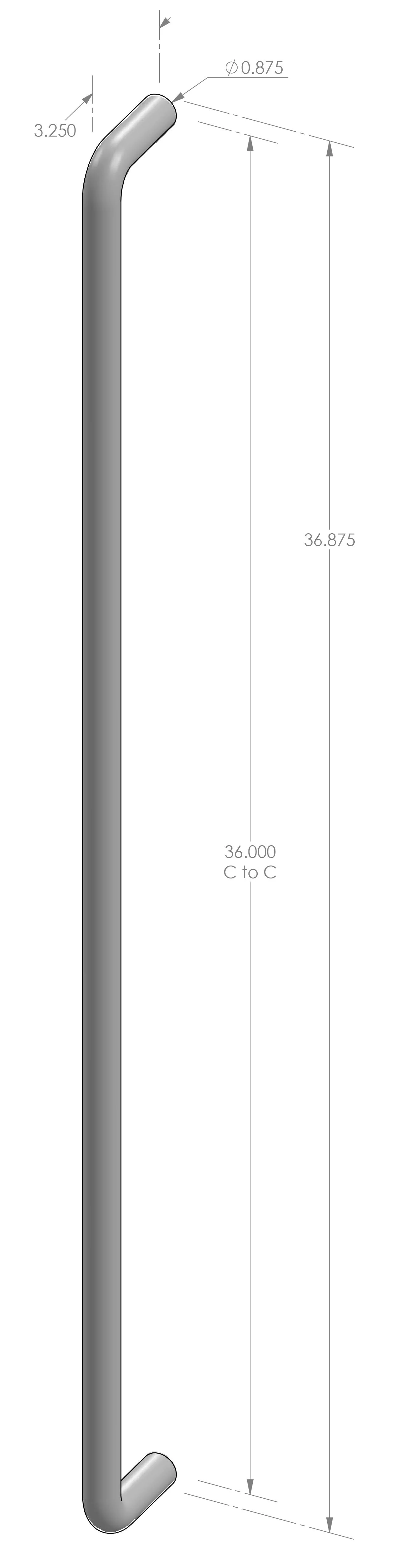 DH-36 D Grip Handle Specifications