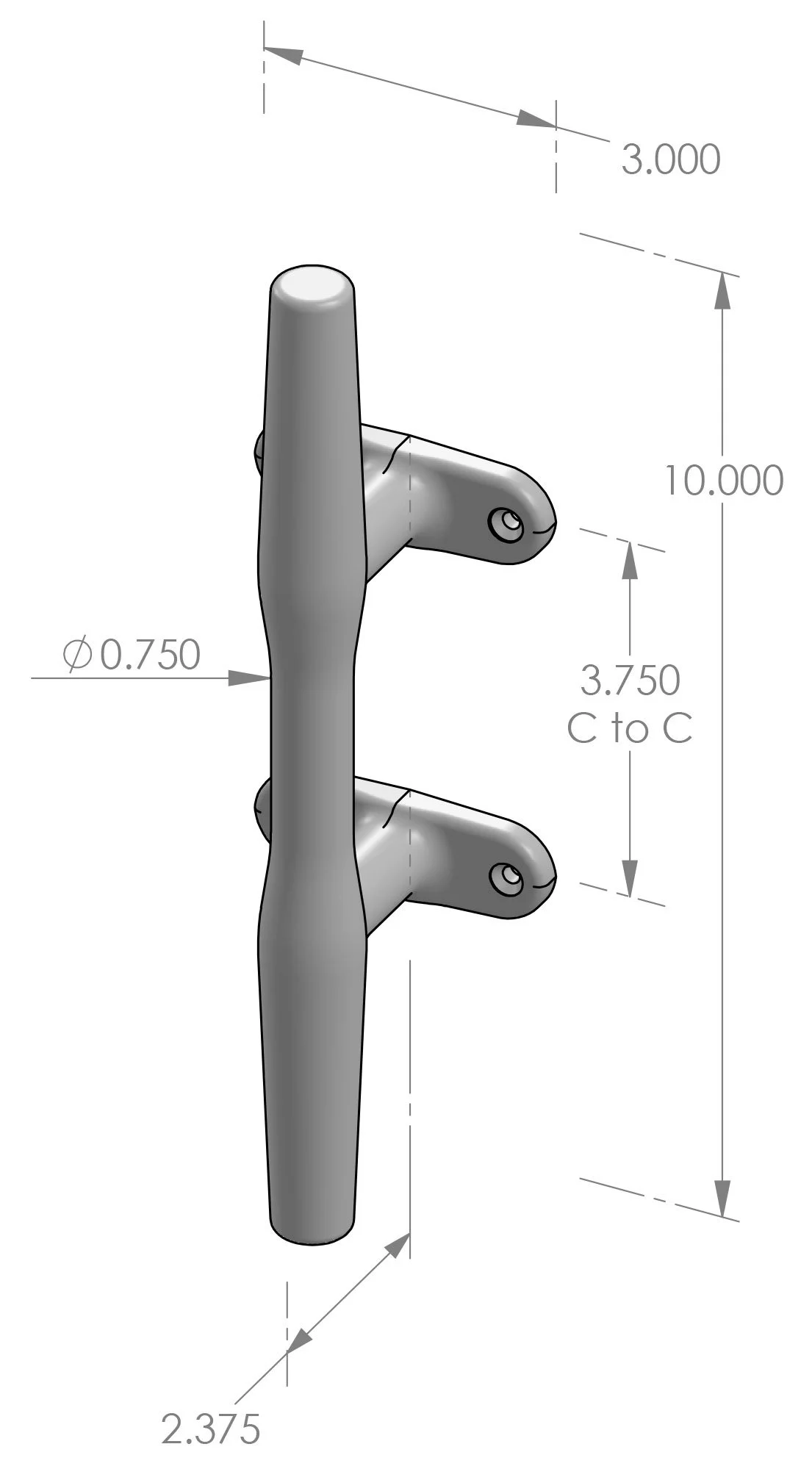 ANV-10 Boat Cleat Grip Handle Specifications