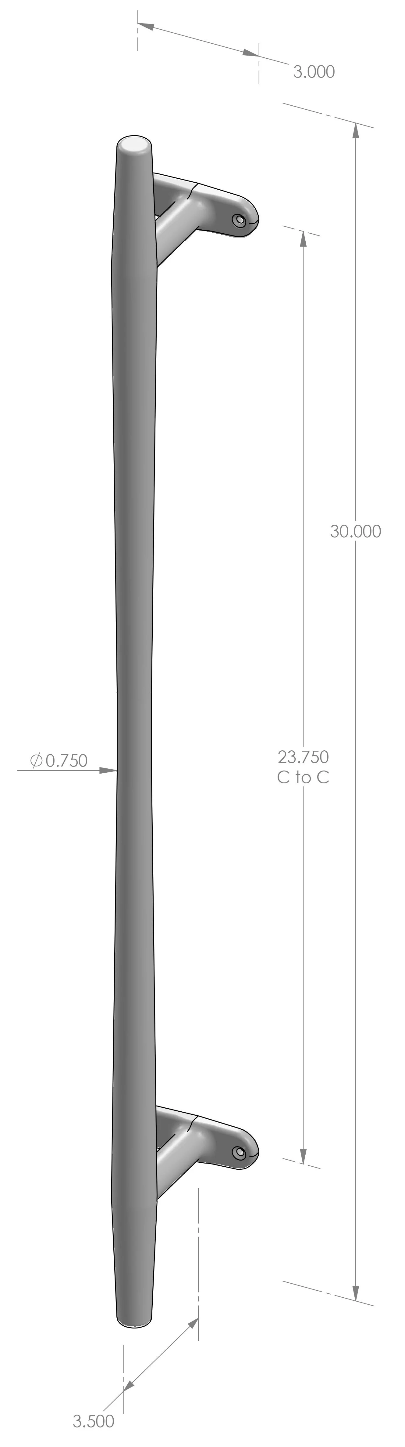 ANV-30 Boat Cleat Grip Handle Specifications