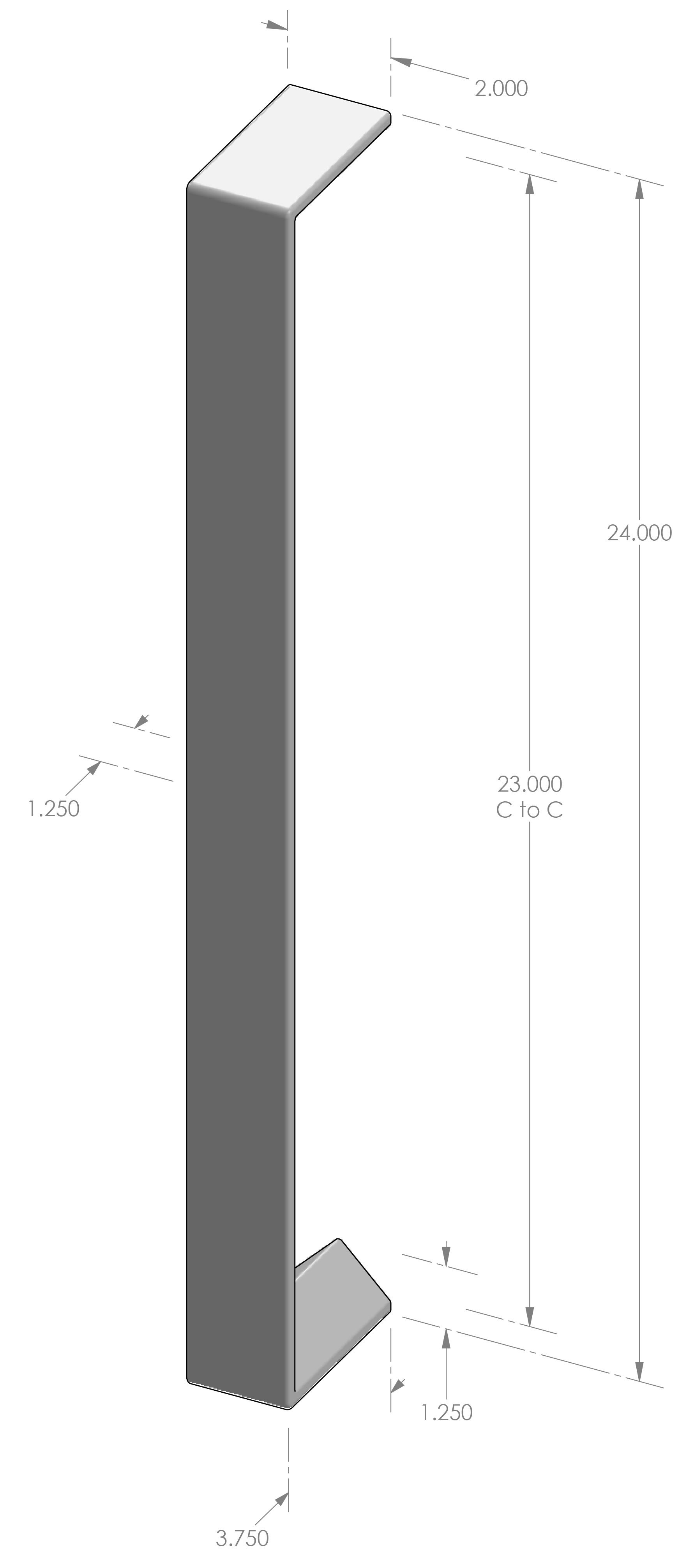 GH-9524 Ergonomic Grip Handle Specifications