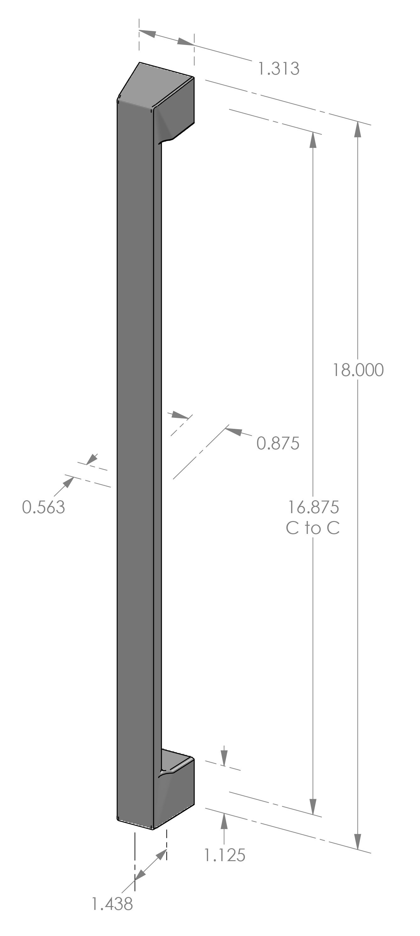 GH-805-18.87 Swedge Grip Handle Specifications