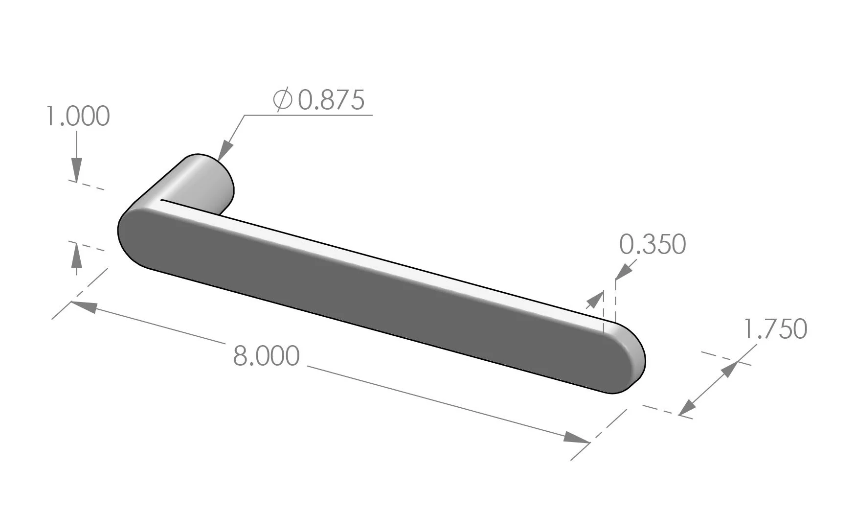 LS-111 Flat Lift & Slide Lever Specifications