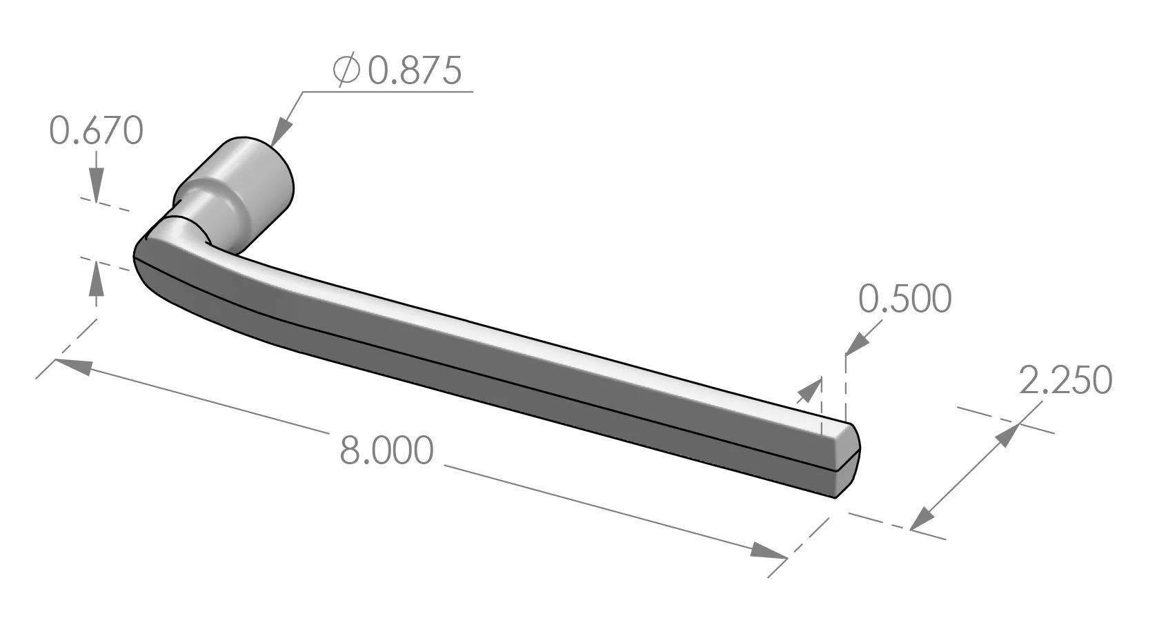 LS-151 Alpen Lift & Slide Lever Specifications
