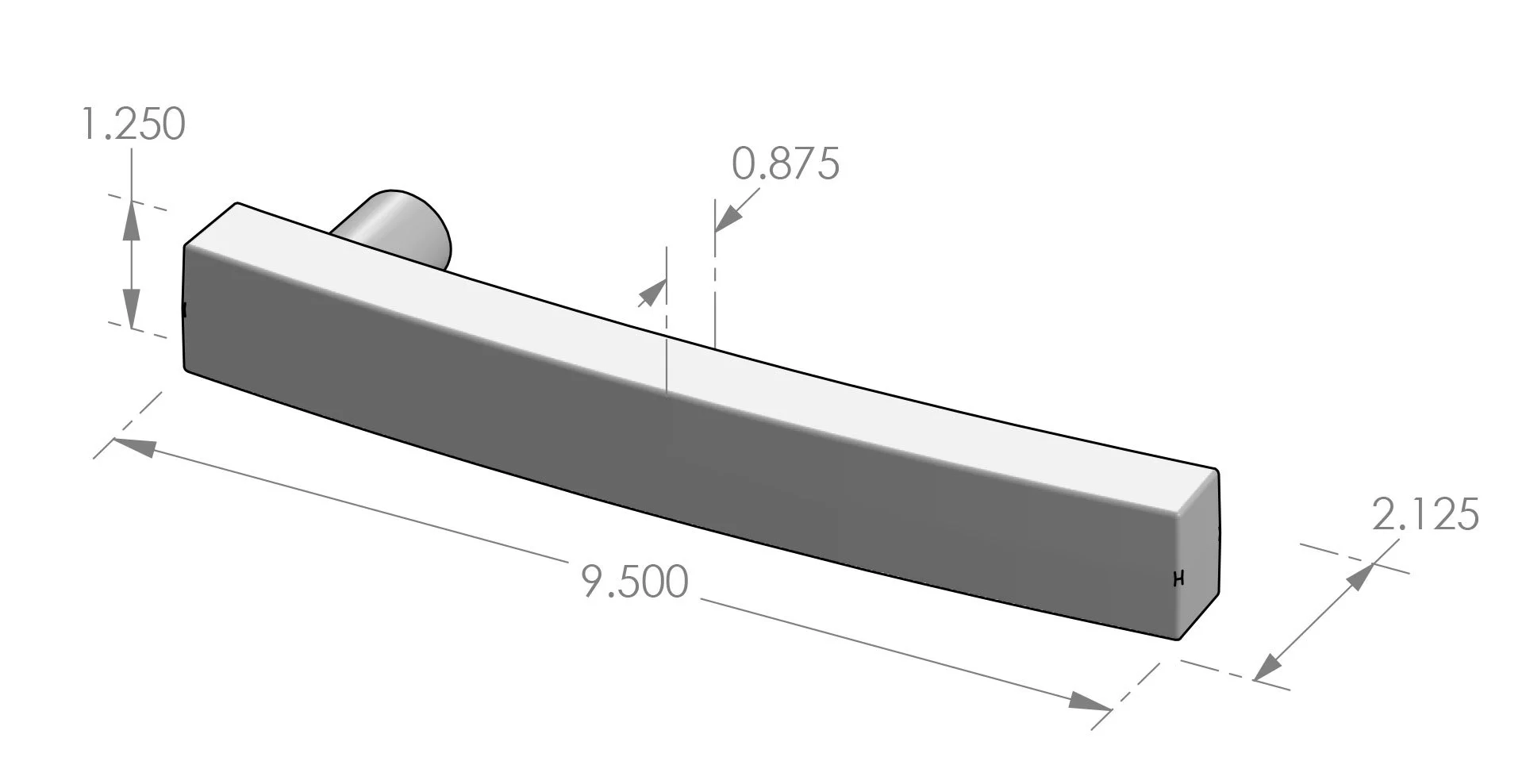 LS-156 Borah Lift & Slide Lever Specifications