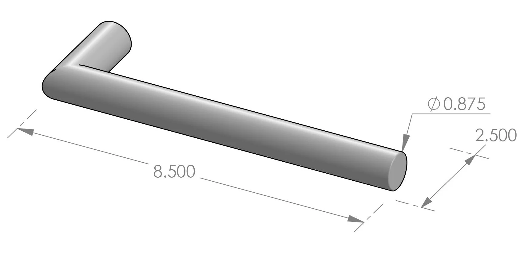 LS-169 Lolo Lift & Slide Lever Specifications