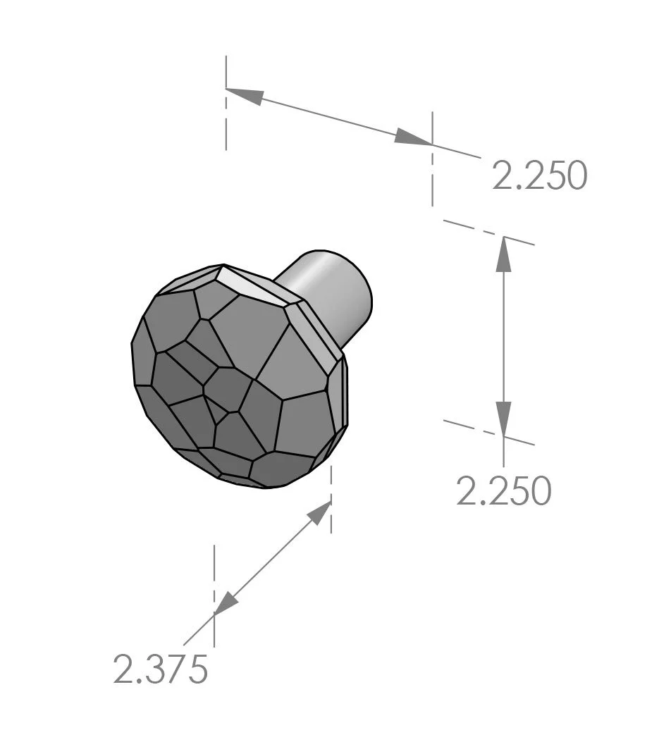 K-229 Small Cassia Knob Specifications