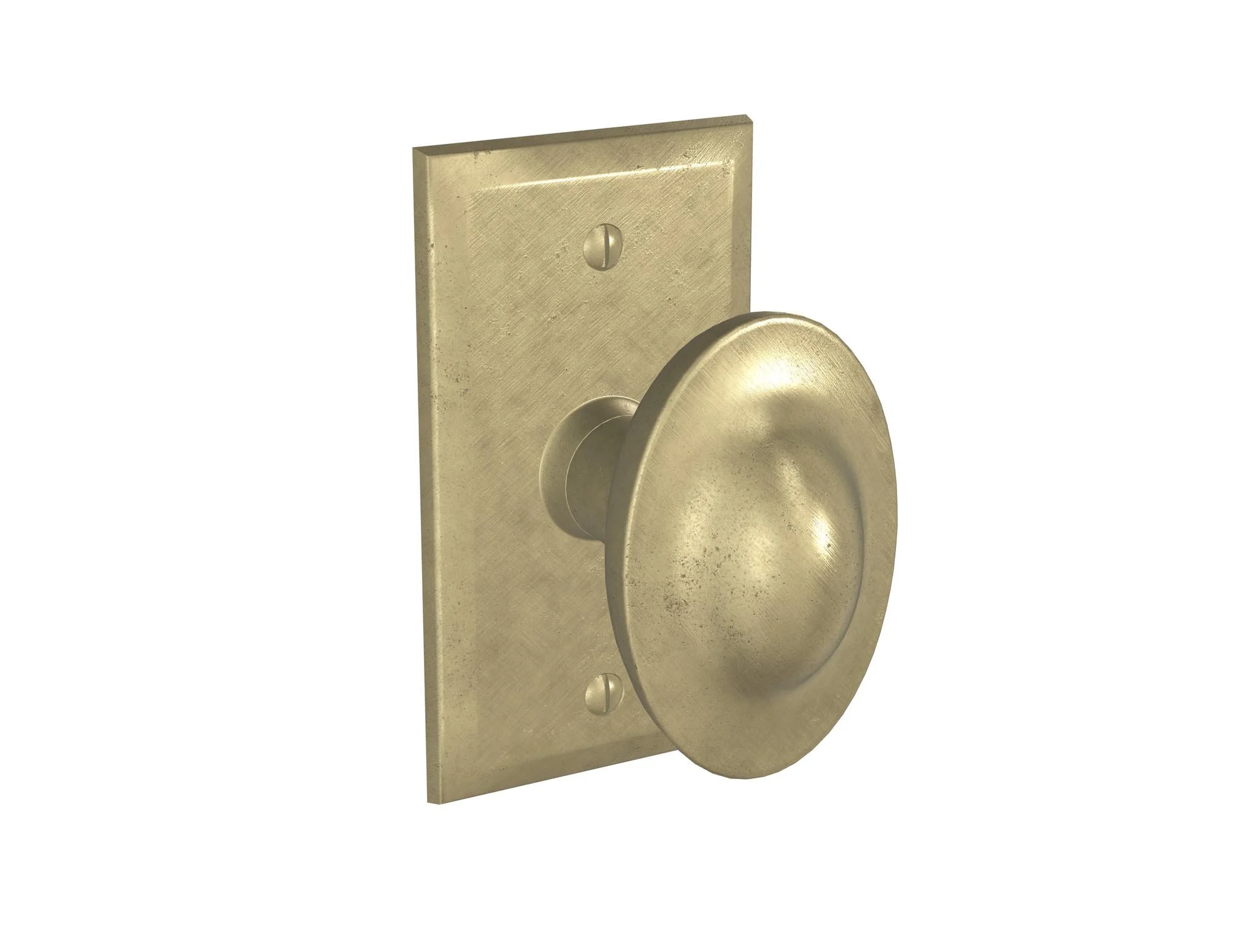 Shown with <a href='/catalog/door-hardware/escutcheons/bevel-edge/p-404-bevel-edge-passage-plate'>P-404</a> in <a href='/finishes/s1'>S1 Finish</a>