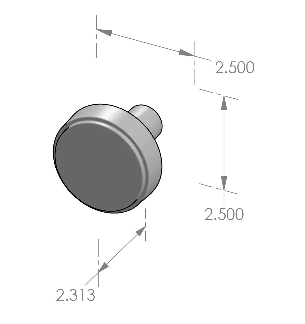 K-241 Mesa Door Knob Specifications