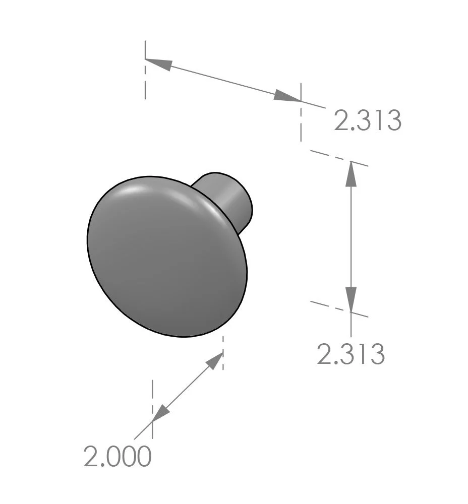 K-242 Porcini Knob Specifications