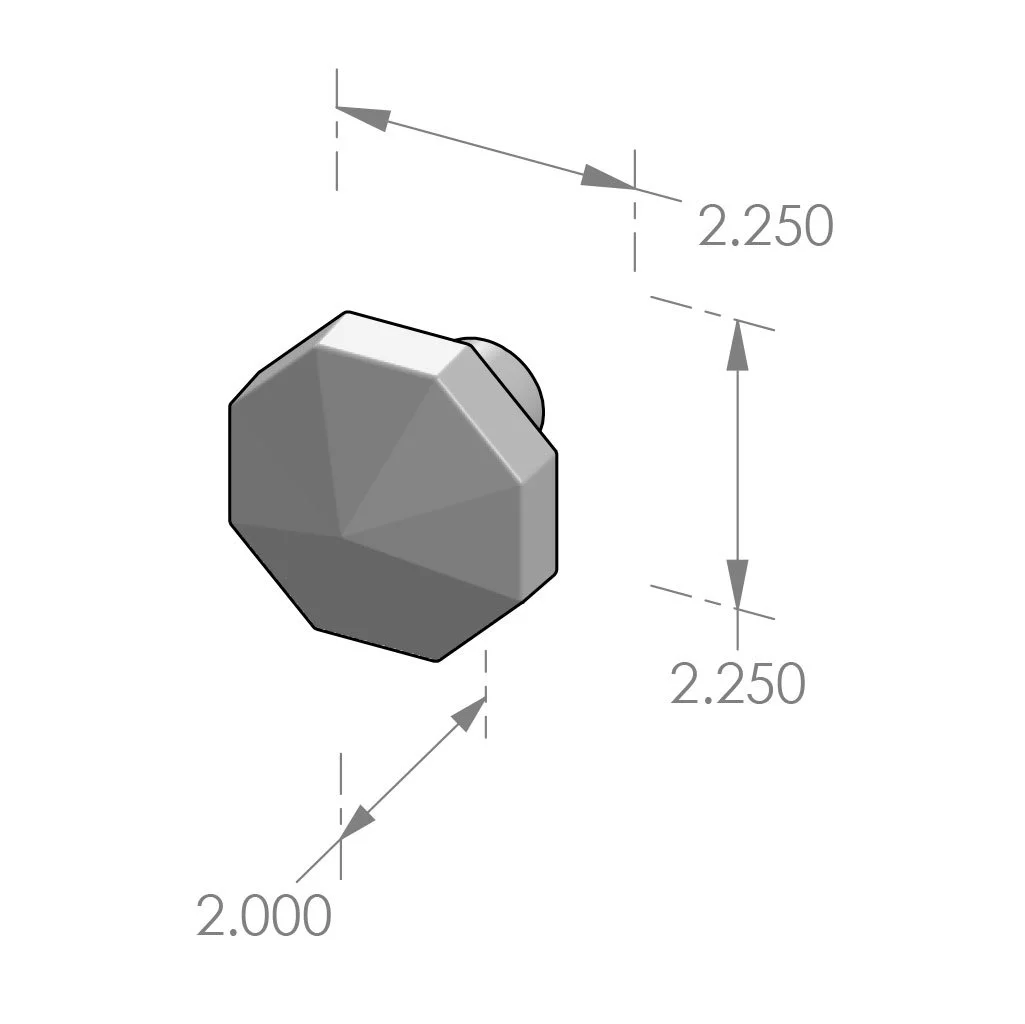 K-243 Latah Knob Specifications