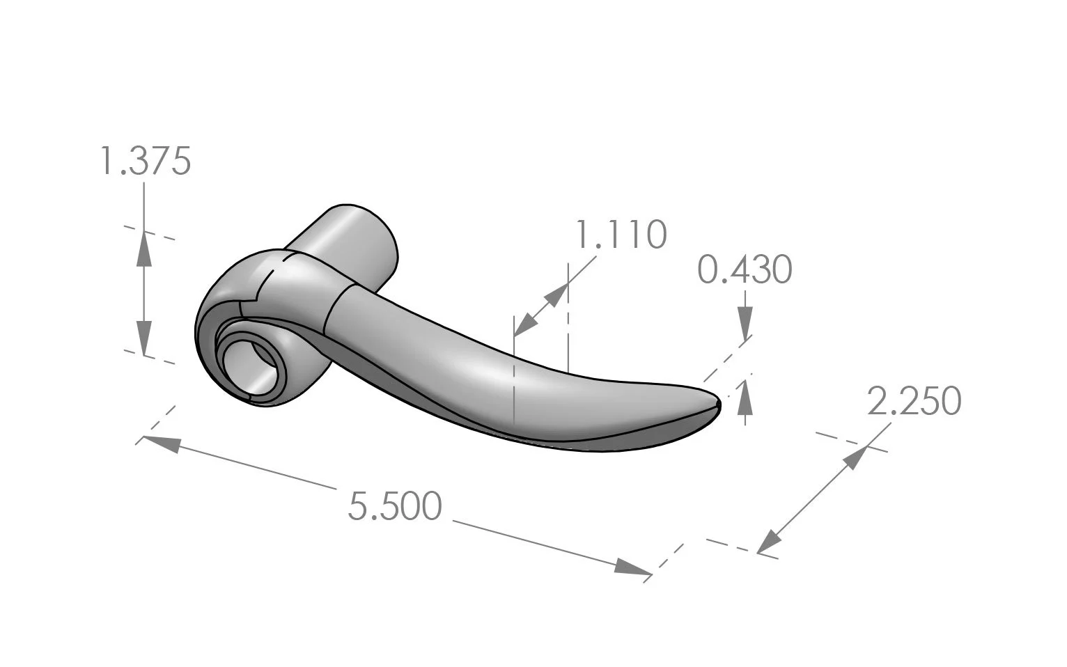 L-114 Wave Lever Specifications