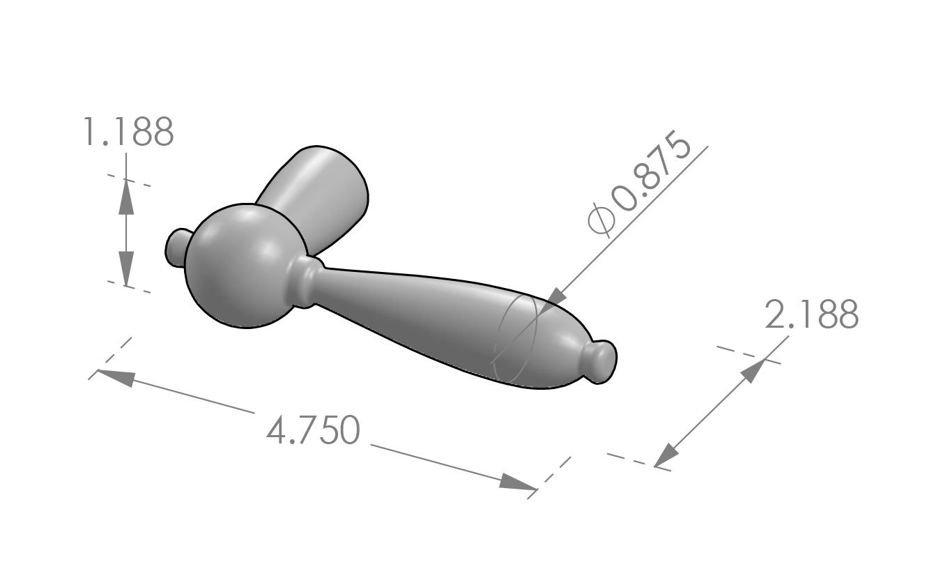 L-131 Tap Lever Specifications