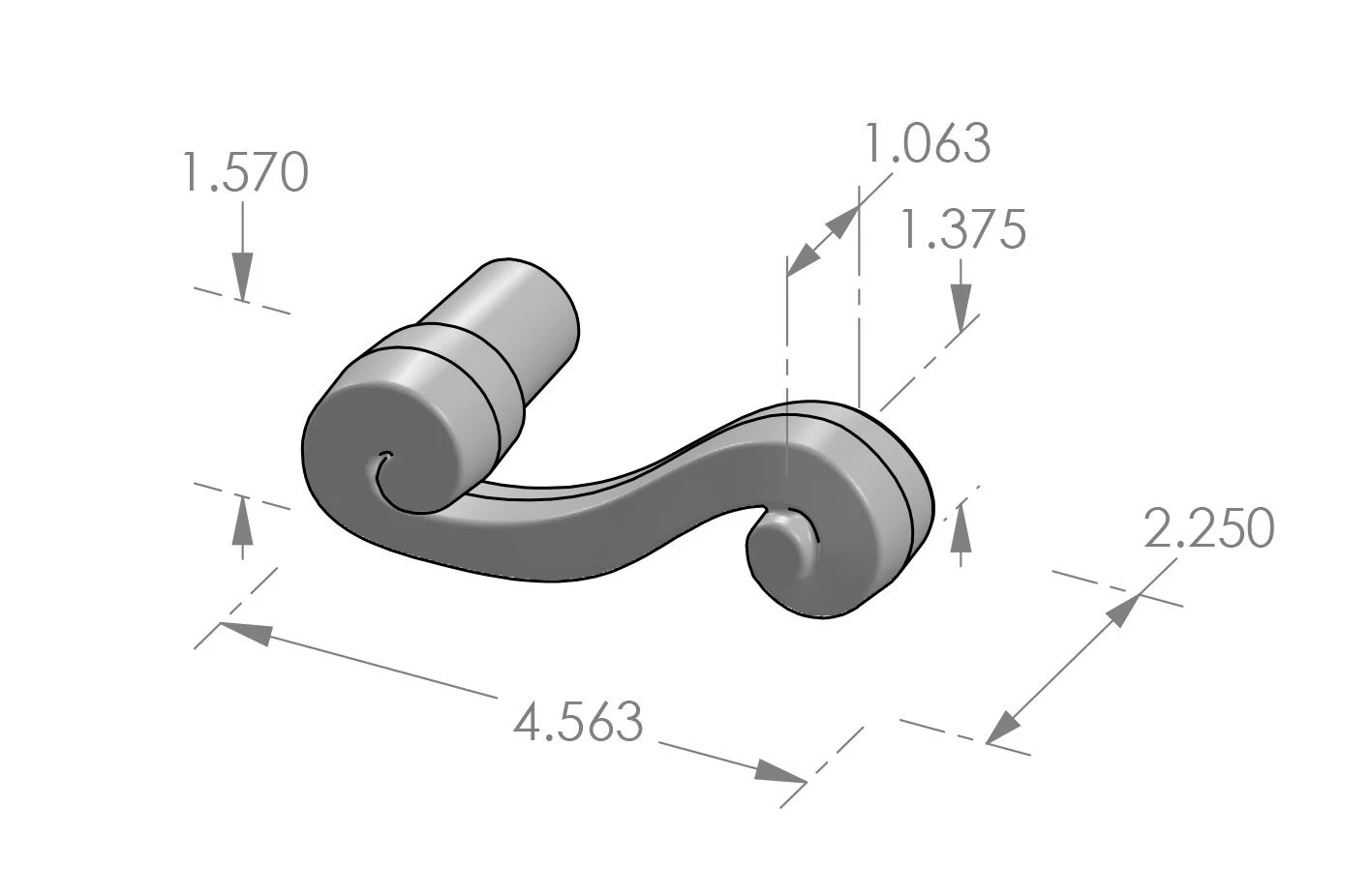 L-144 Zuma Lever Specifications