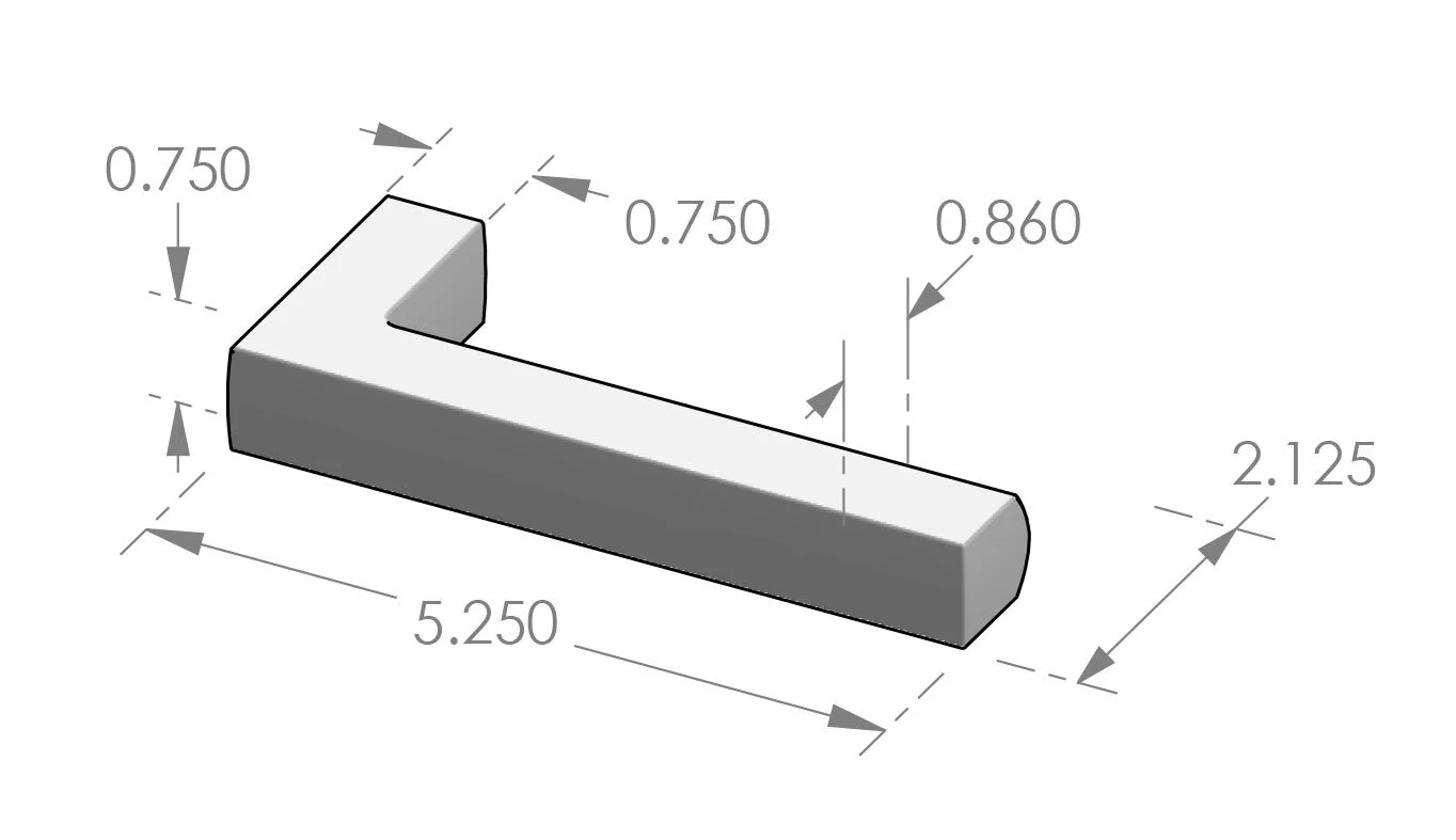 L-174SQ Fremont Ergonomic Lever Specifications