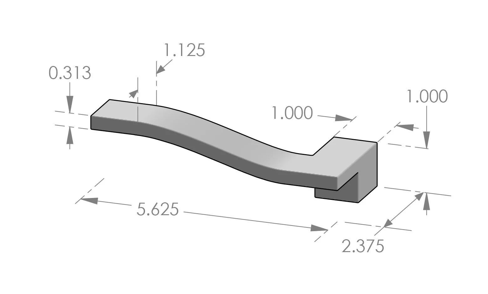 L-176LSQ Lift Lever Specifications