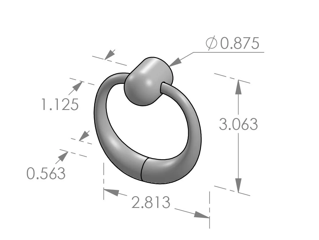 K-216 Ring Pull Specifications