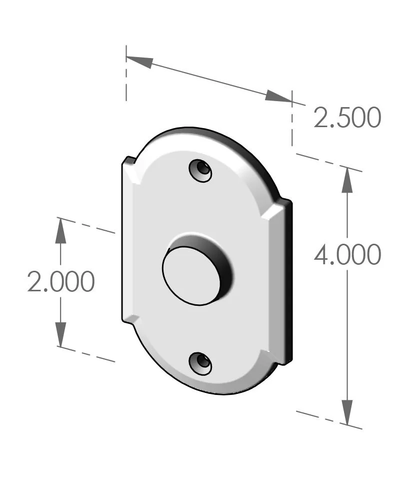 P-A402 Arch Passage Plate Specifications