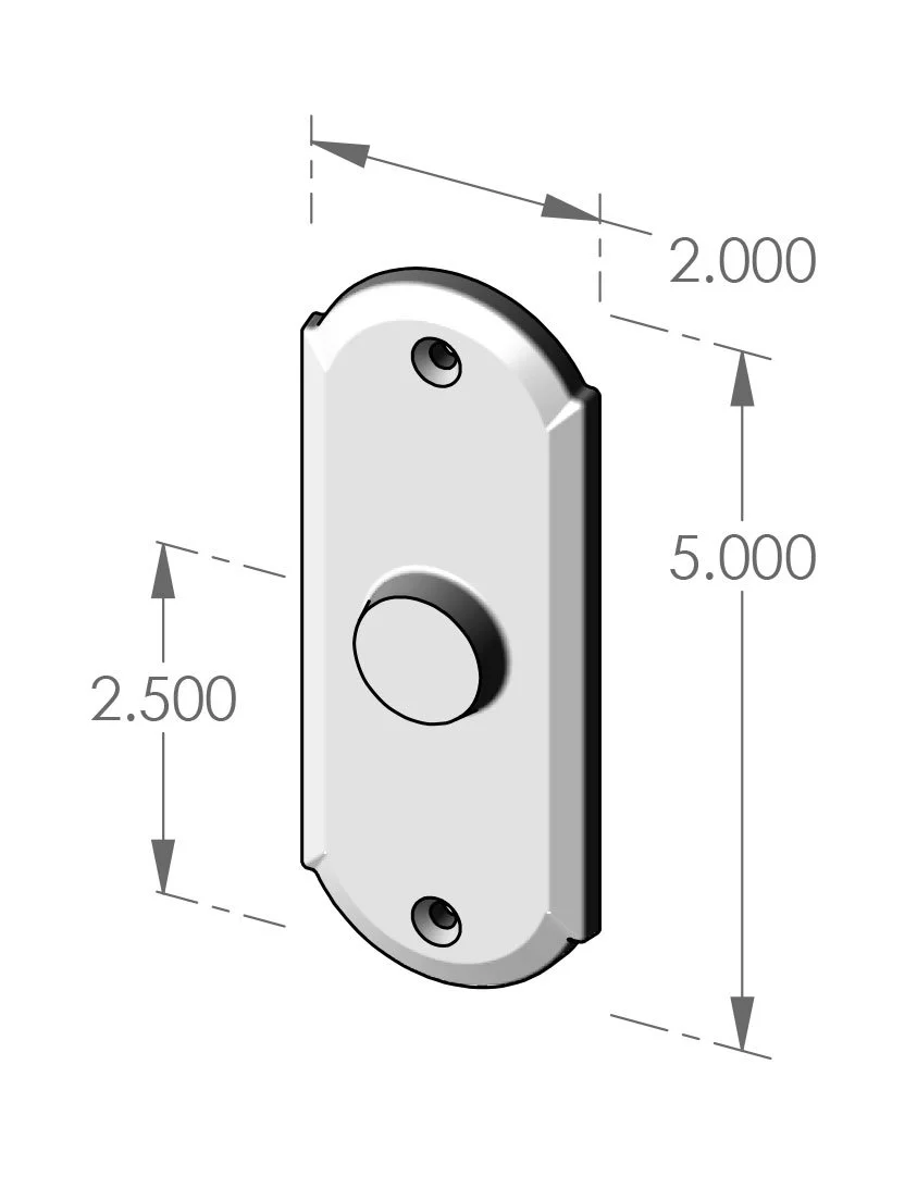 P-A403 Arch Passage Plate Specifications