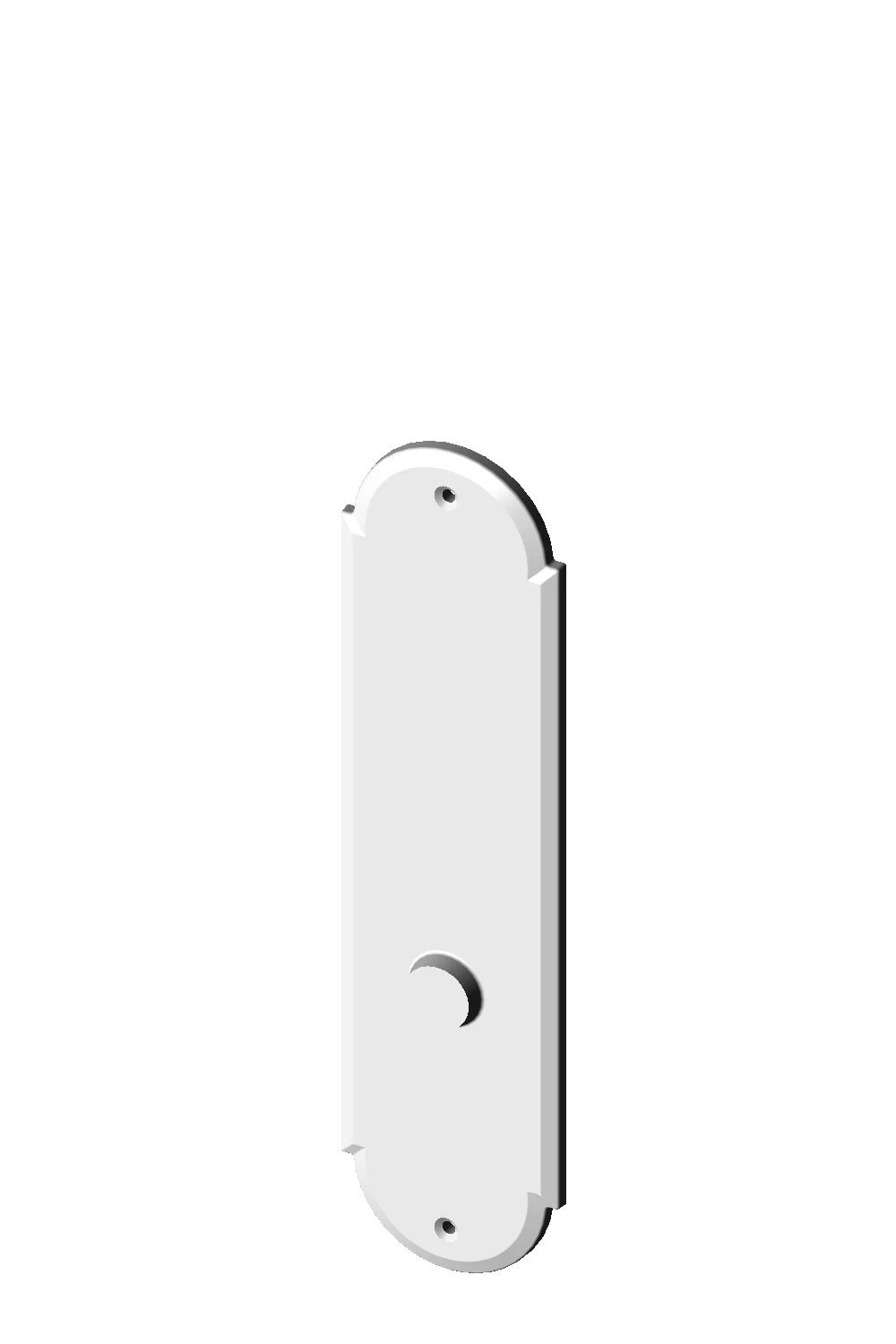 P-A410ML Arch Mortise Lock Passage Plate