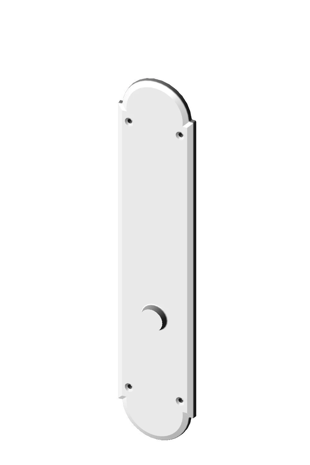 P-A601ML Arch Mortise Lock Passage Plate