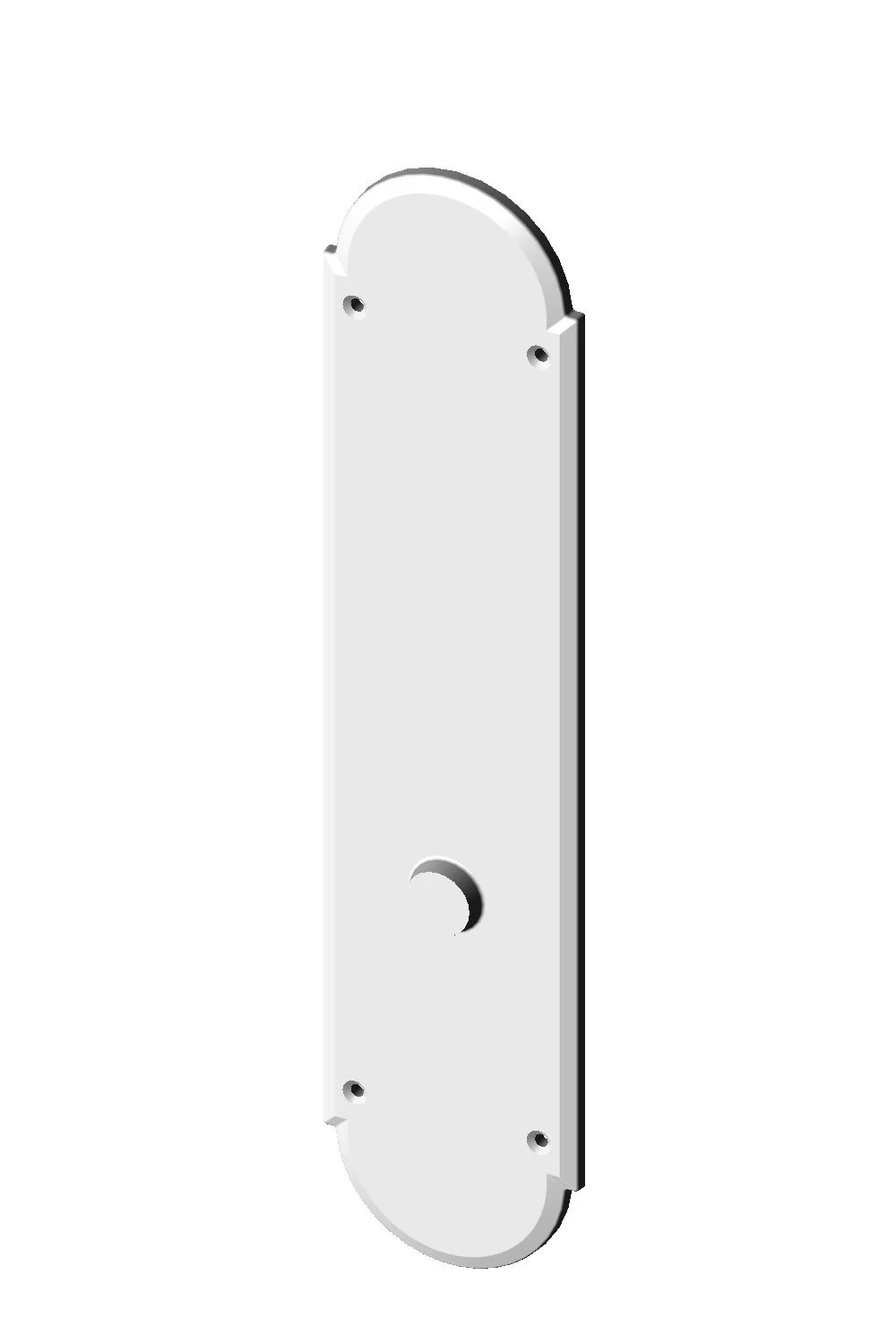 P-A602ML Arch Mortise Lock Passage Plate