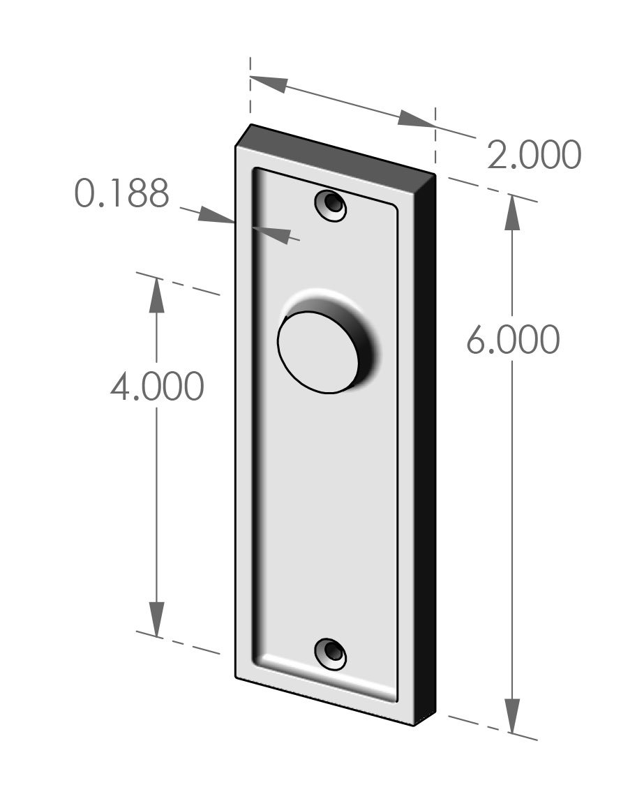 P-F1505OH Bandbox Passage Plate Specifications