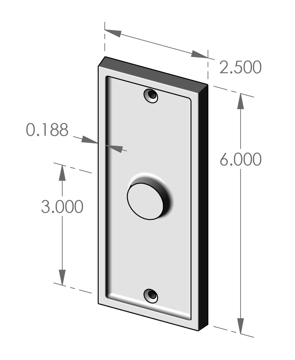 P-1506 Bandbox Passage Plate Specifications