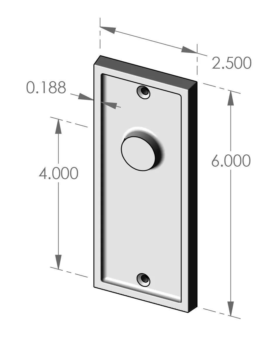 P-F1506OH Bandbox Passage Plate Specifications