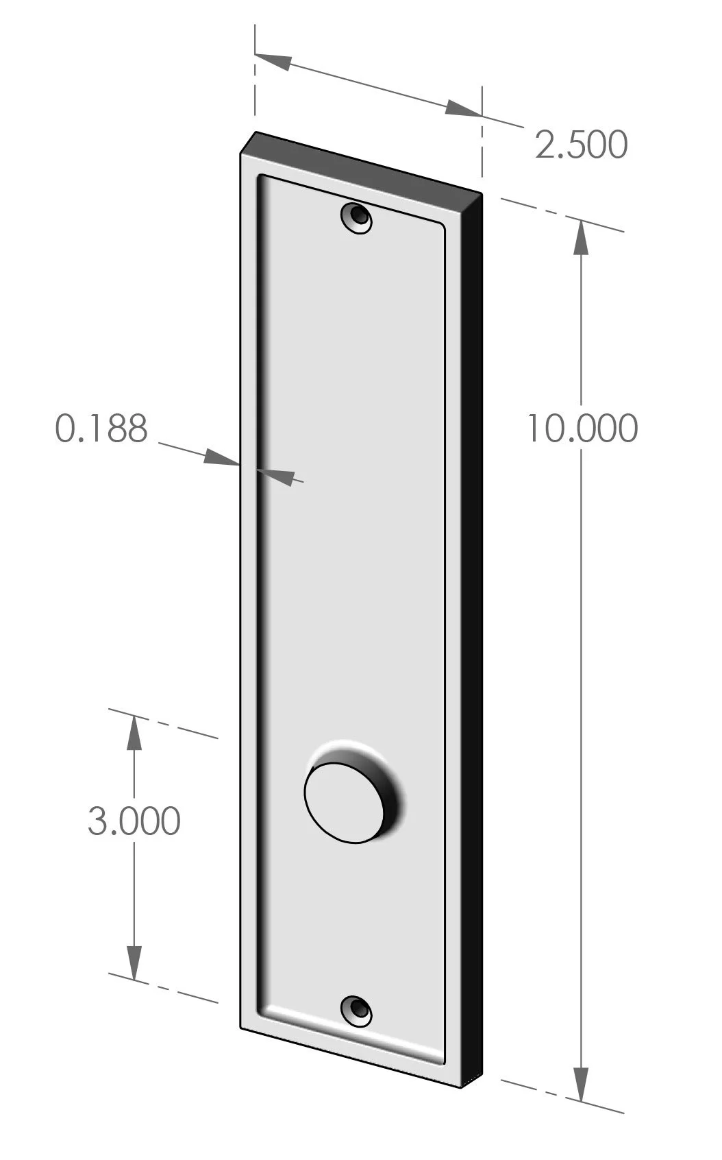 P-1510 Bandbox Passage Plate Specifications