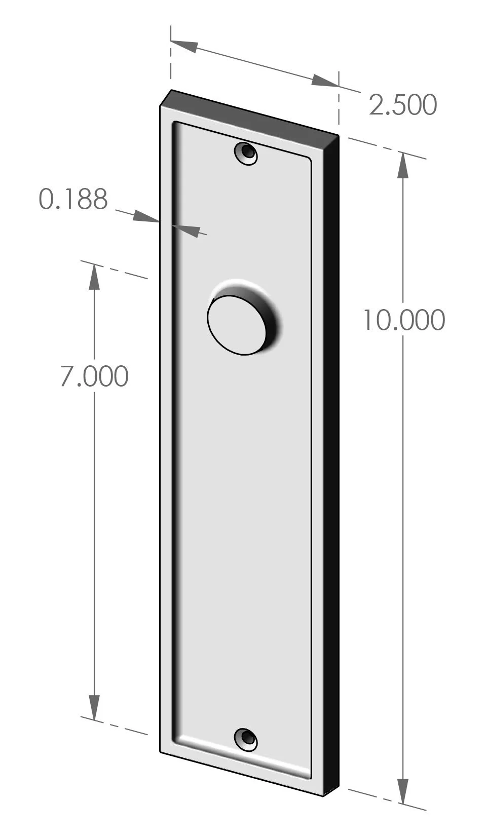 P-F1510 Bandbox Passage Plate Specifications