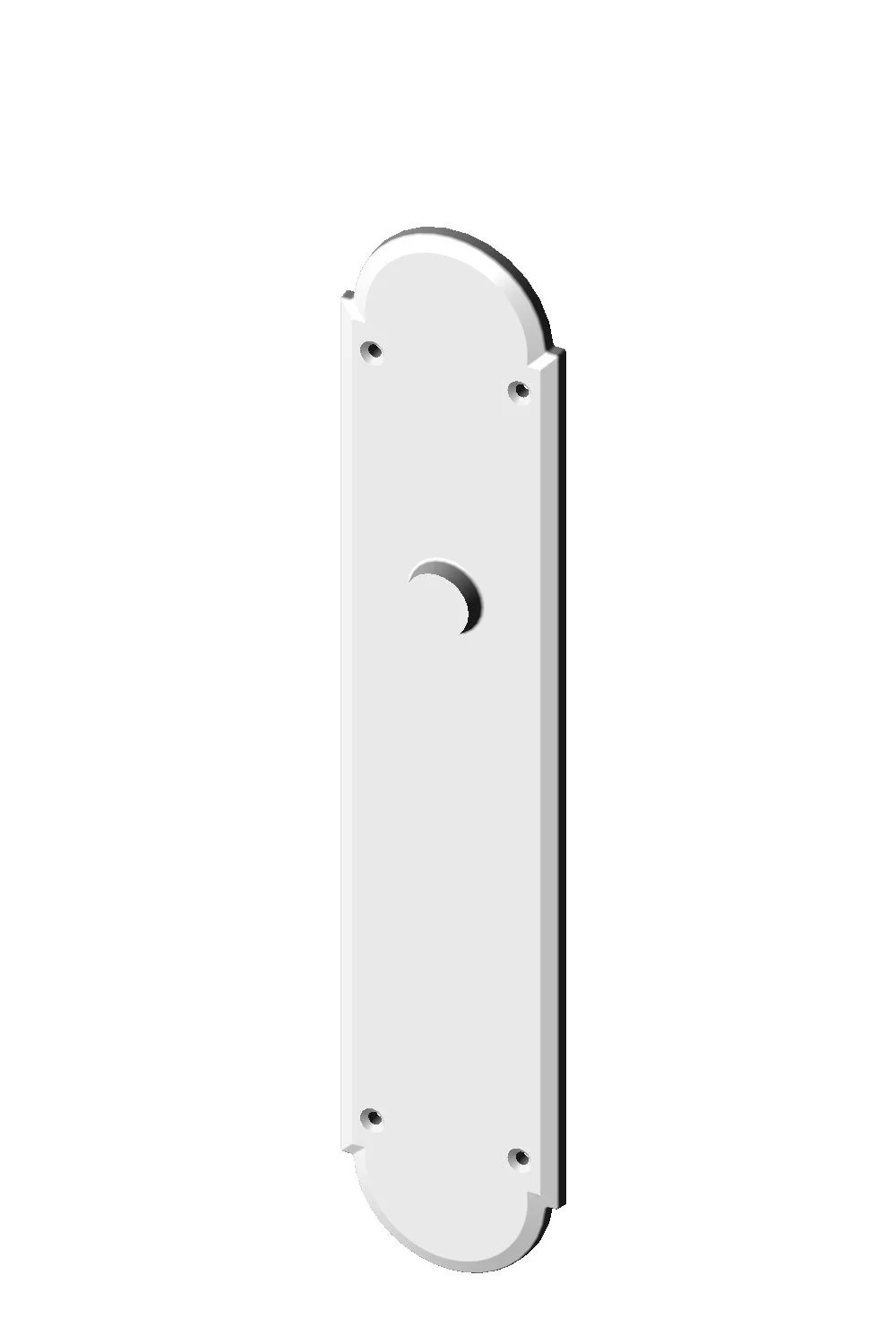 P-F-A601IML Arch Interior Mortise Lock Passage Plate