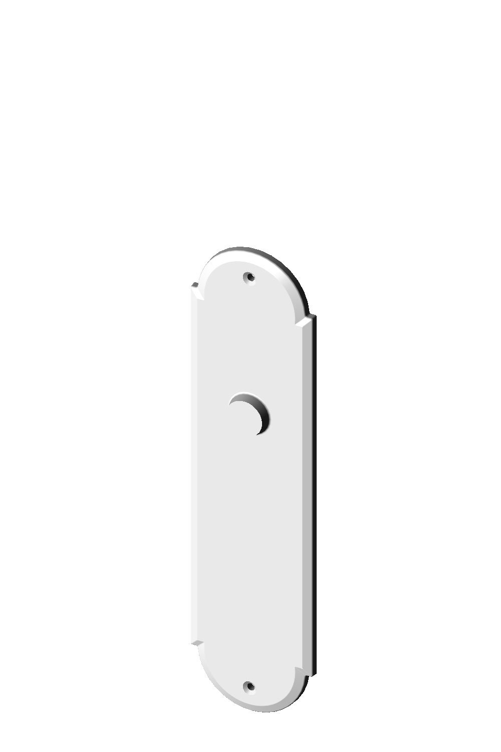 P-F-A410IML Arch Interior Mortise Lock Passage Plate