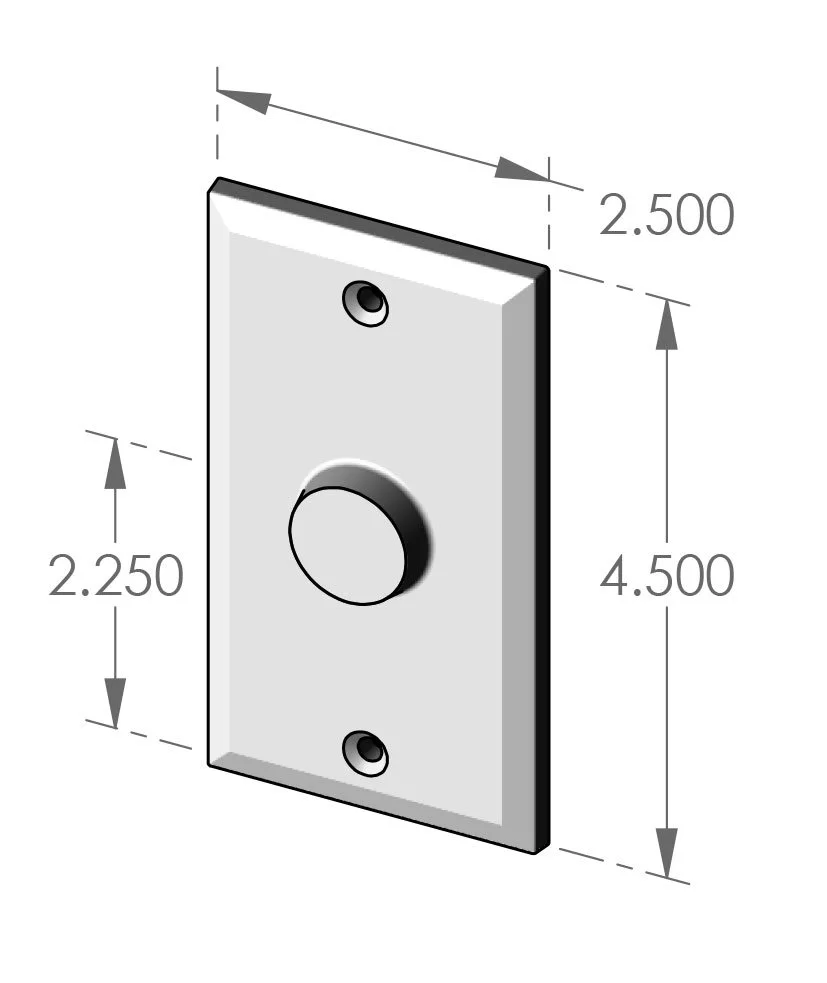 P-404 Bevel Edge Passage Plate Specifications