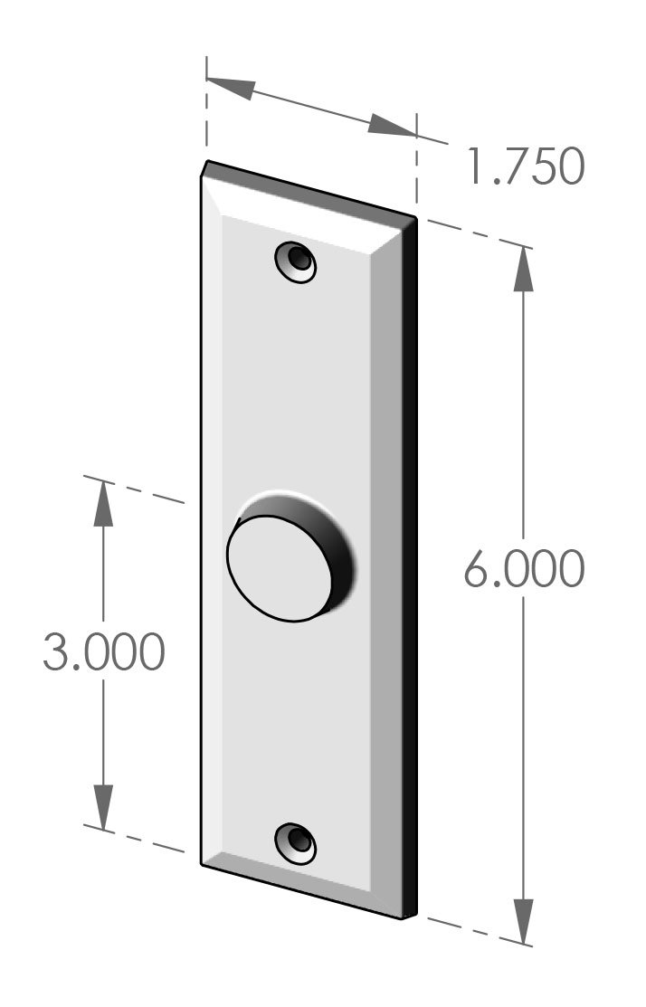 P-405 Bevel Edge Passage Plate Specifications