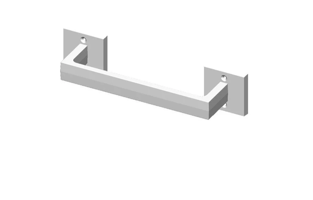 STB-983 Contemporary Solid Towel Bar