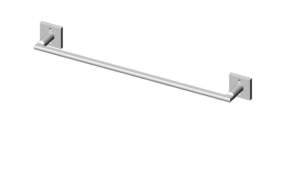 STB-9122 Contemporary Solid Towel Bar