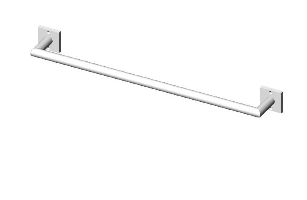 TB-169-24 Contemporary Solid Towel Bar