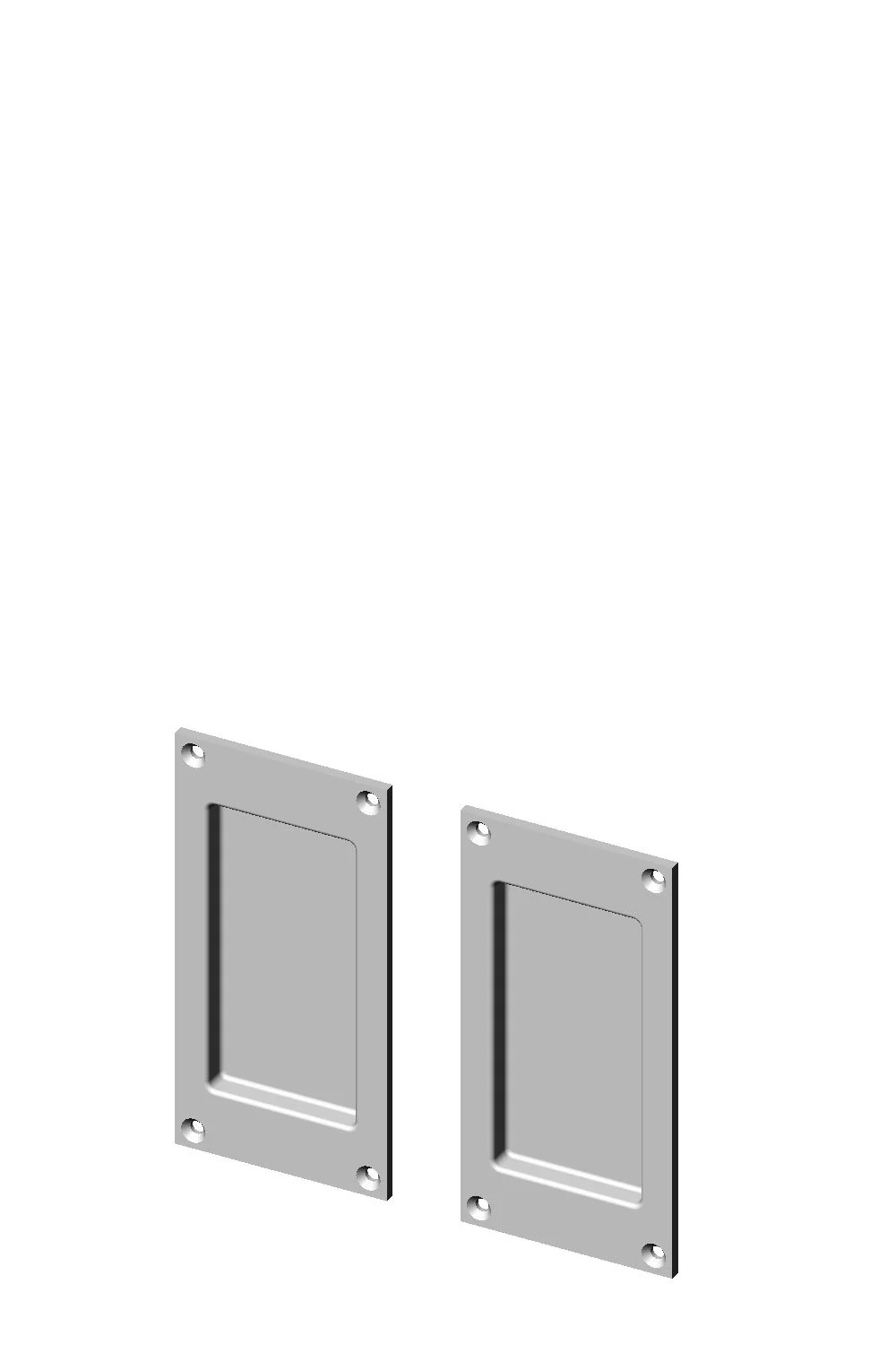CS-FP400IML Passage Pocket Door Set