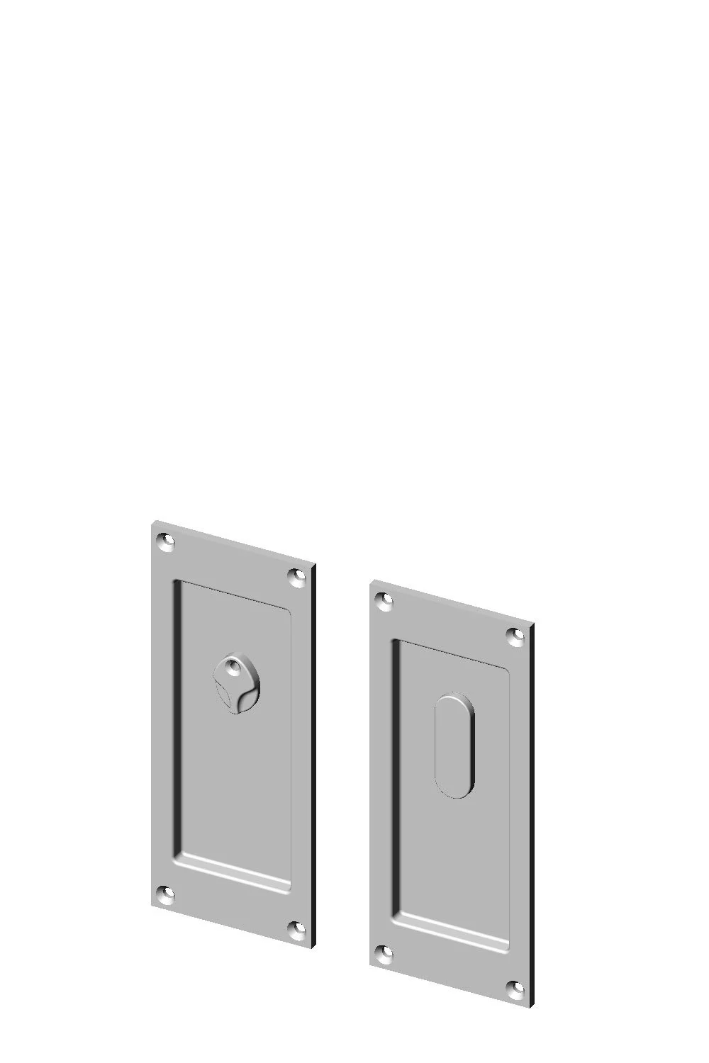 CS-FP404IML-PR Privacy Pocket Door Set