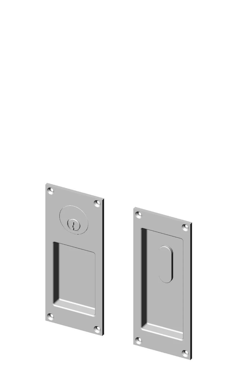 CS-FP405ML Locking Pocket Door Set