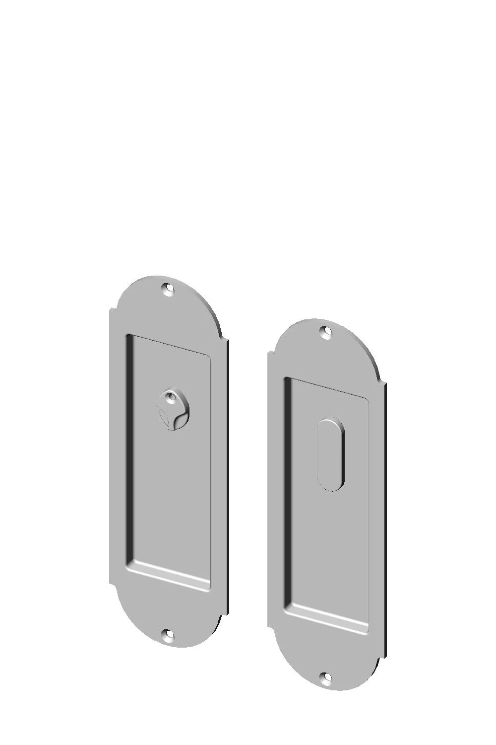 CS-FP-A402IML-PR Arch Privacy Pocket Door Set