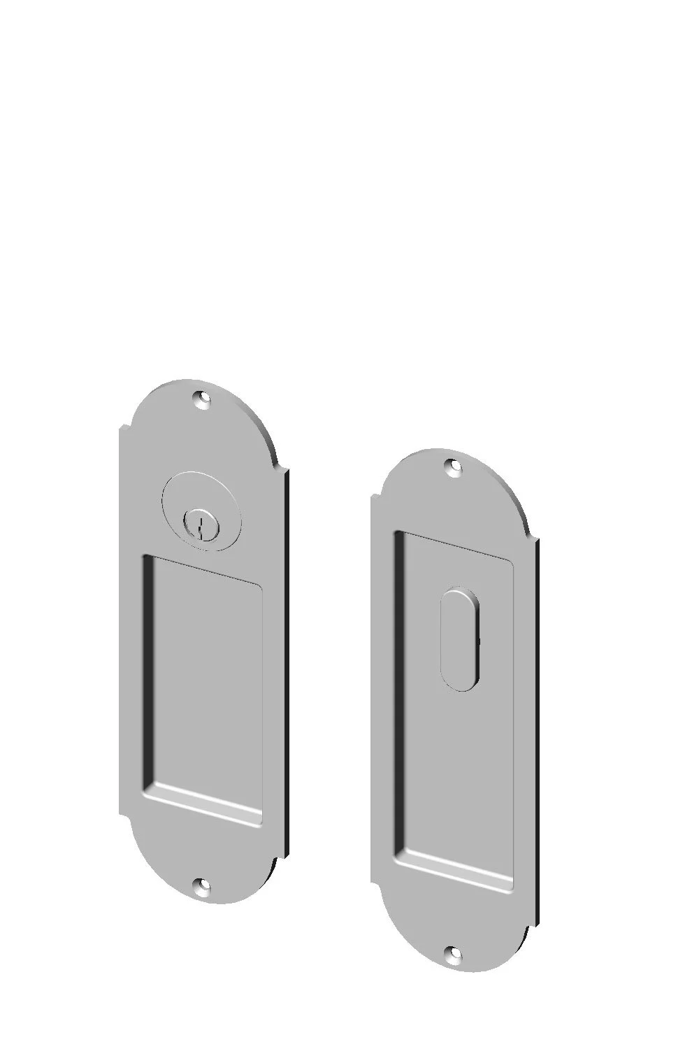 CS-FP-A402ML Arch Locking Pocket Door Set