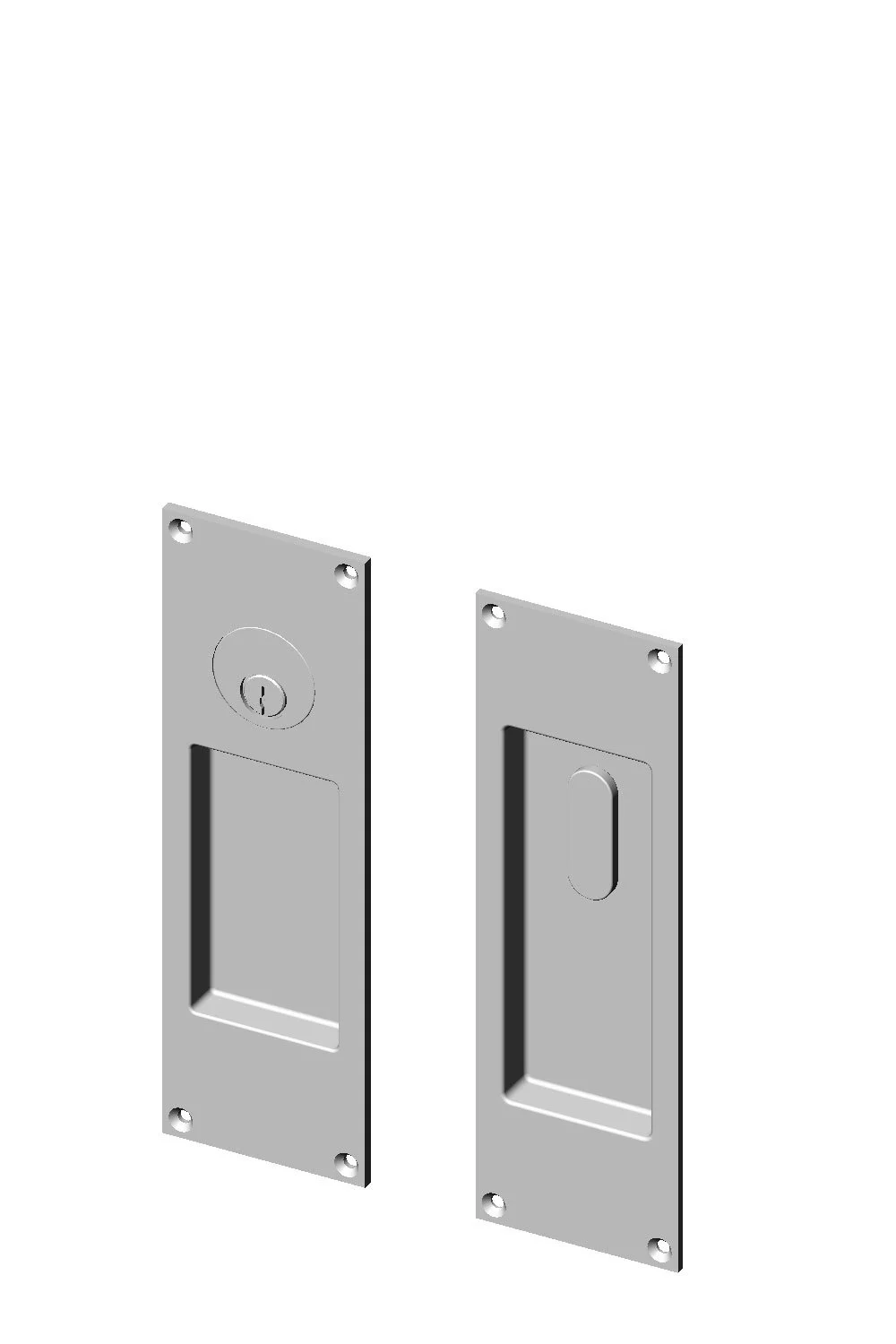 CS-FP451ML Locking Pocket Door Set